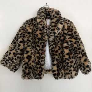 Vintage Cheetah Print Coat